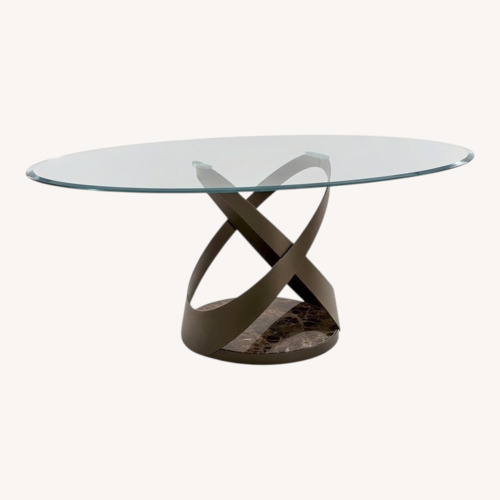 Used Tonin Casa Capri Italian Designer Dining Table for sale on AptDeco