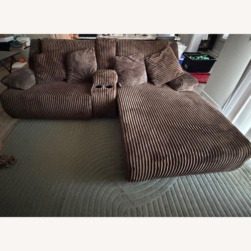 Used Top Tier 3-Piece Manual Reclining Modular Sectional  for sale on AptDeco