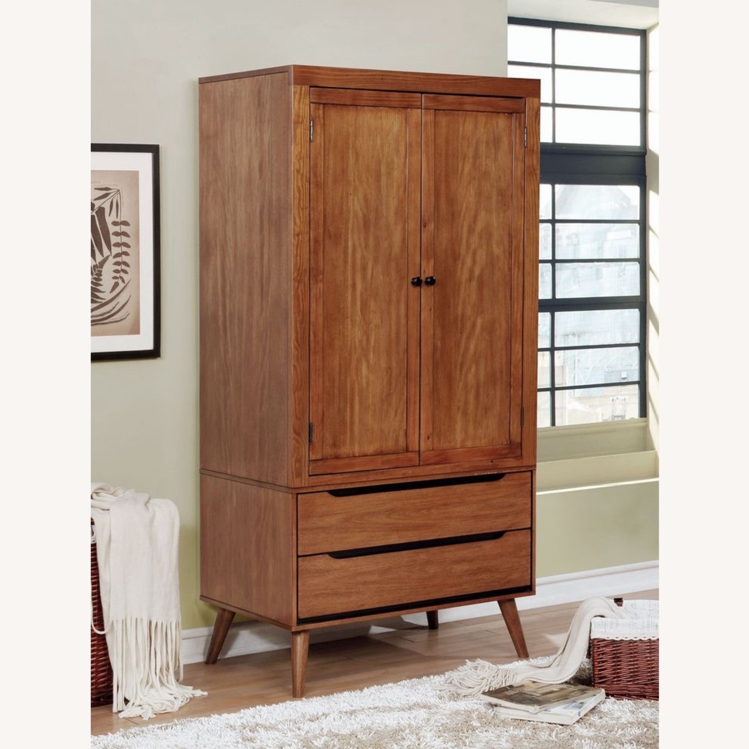 Lennart Oak Armoire - image-1