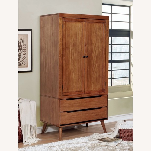 Used Lennart Oak Armoire for sale on AptDeco