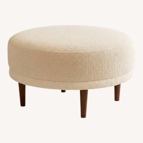 Used Article White Kayra 31.5" Ottoman for sale on AptDeco