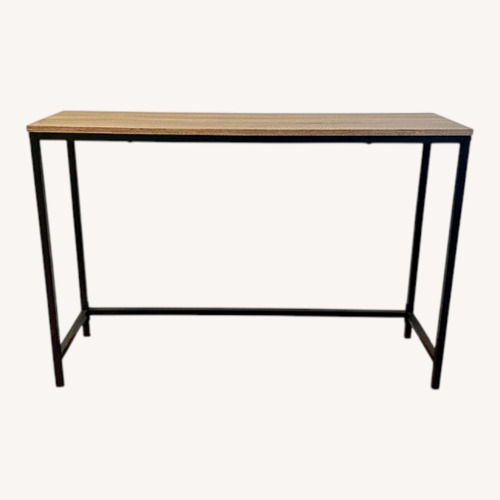 Used Light Brown Wood Side Table for sale on AptDeco