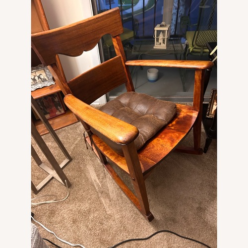 Used Antique Wood Rocking Chair for sale on AptDeco