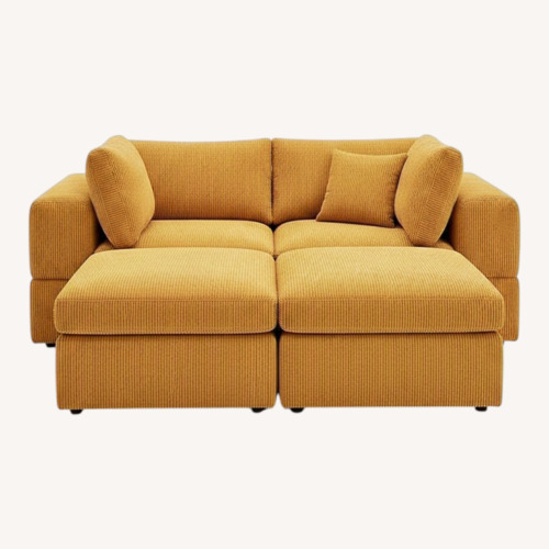 Used Laurynn Corduroy U-Shaped Sectional for sale on AptDeco