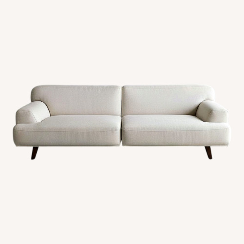 Used 2 Piece White Sofa for sale on AptDeco