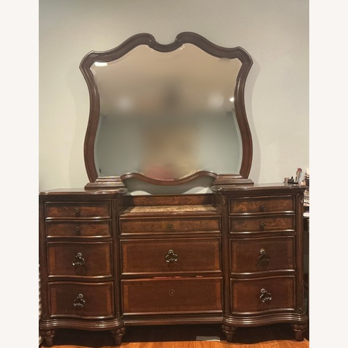 Used Dark Brown Wood Dresser for sale on AptDeco