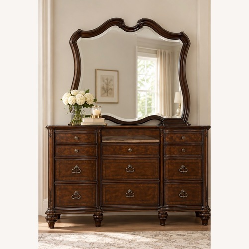 Used Dark Brown Wood Dresser for sale on AptDeco