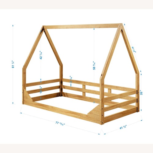 Used Casita Kids Montessori inspired Wood Floor Twin Bed for sale on AptDeco