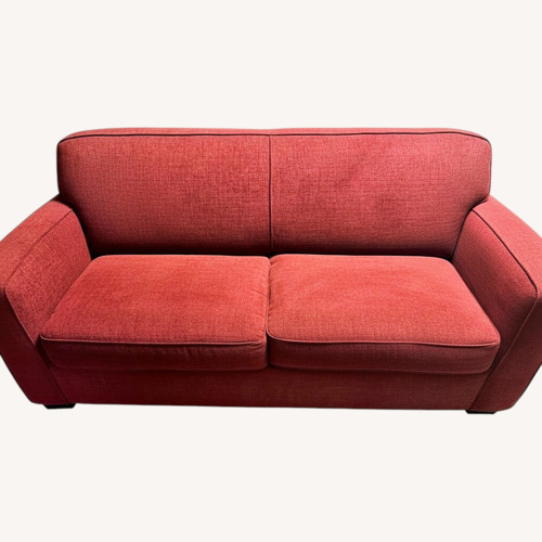 Used Macy’s Modern Concept Crimson Couch for sale on AptDeco