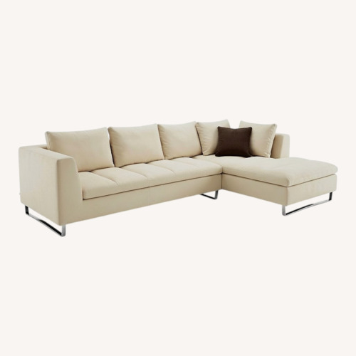 Used Ligne Roset Exclusif Natural Fabric 2 Piece Sectional for sale on AptDeco