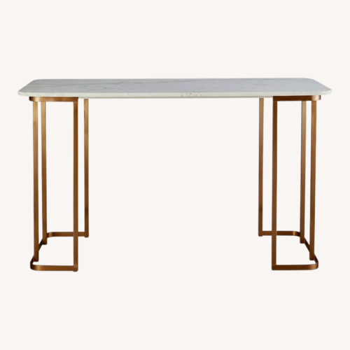 Used CB2 Dahlia Marble Desk for sale on AptDeco