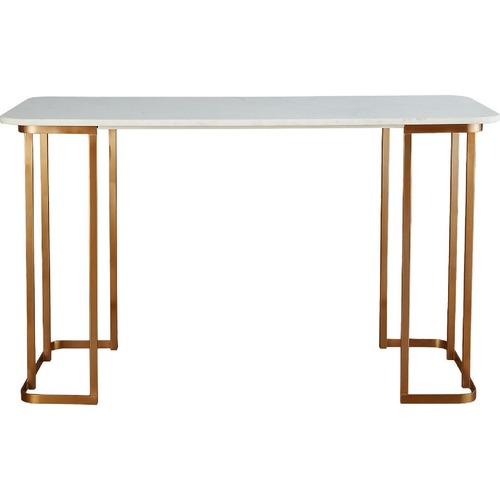 Used CB2 Dahlia Marble Desk for sale on AptDeco
