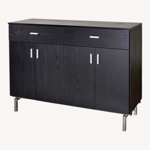 Used Sideboard Cabinet With Built in Wine Rack for sale on AptDeco