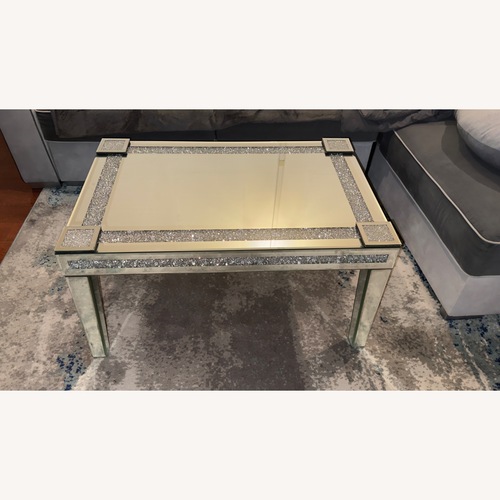 Used 3-Piece Mirrored Coffee Table Set for sale on AptDeco