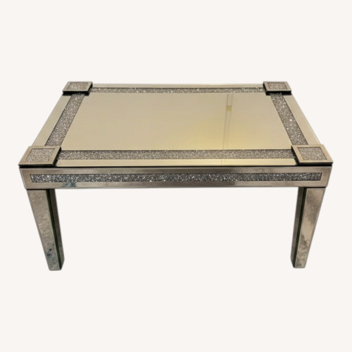Used 3-Piece Mirrored Coffee Table Set for sale on AptDeco