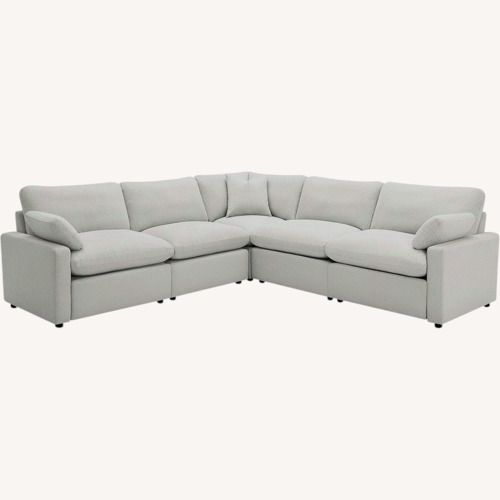 Used Coaster Fine The Collins 5 Piece Reclining Sectional  for sale on AptDeco