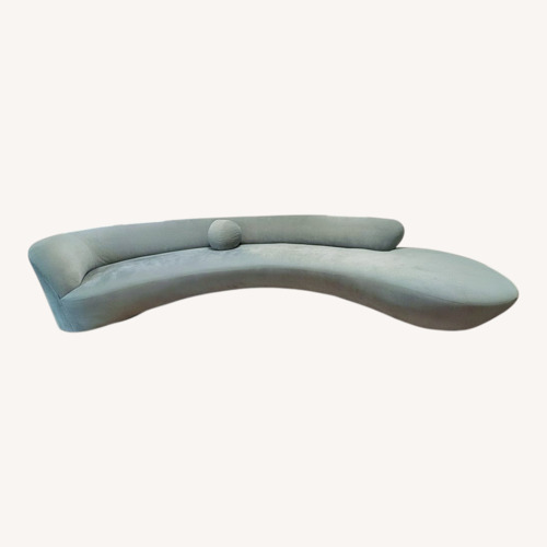 Used Serpentine Sofa in the manner of Vladimir Kagan for sale on AptDeco