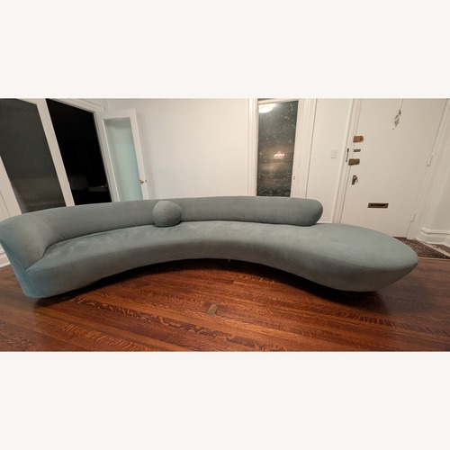 Used Serpentine Sofa in the manner of Vladimir Kagan for sale on AptDeco