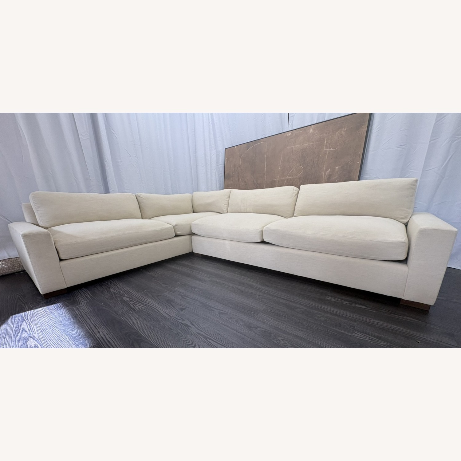 Restoration Hardware Maxwell L-Sectional | Classic | Down | Dune - image-14