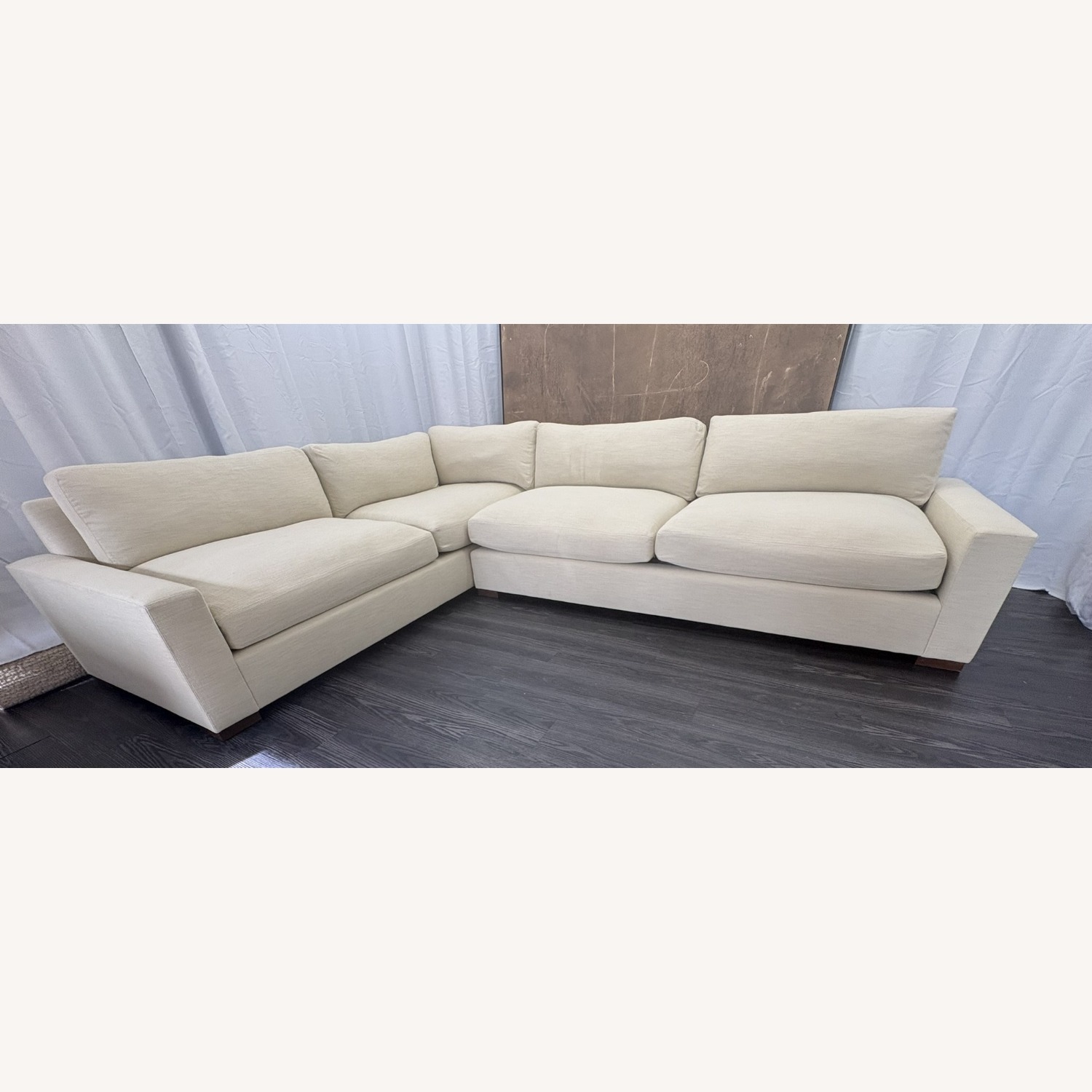 Restoration Hardware Maxwell L-Sectional | Classic | Down | Dune - image-41