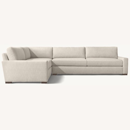Used Restoration Hardware Maxwell L-Sectional | Classic | Down | Dune for sale on AptDeco