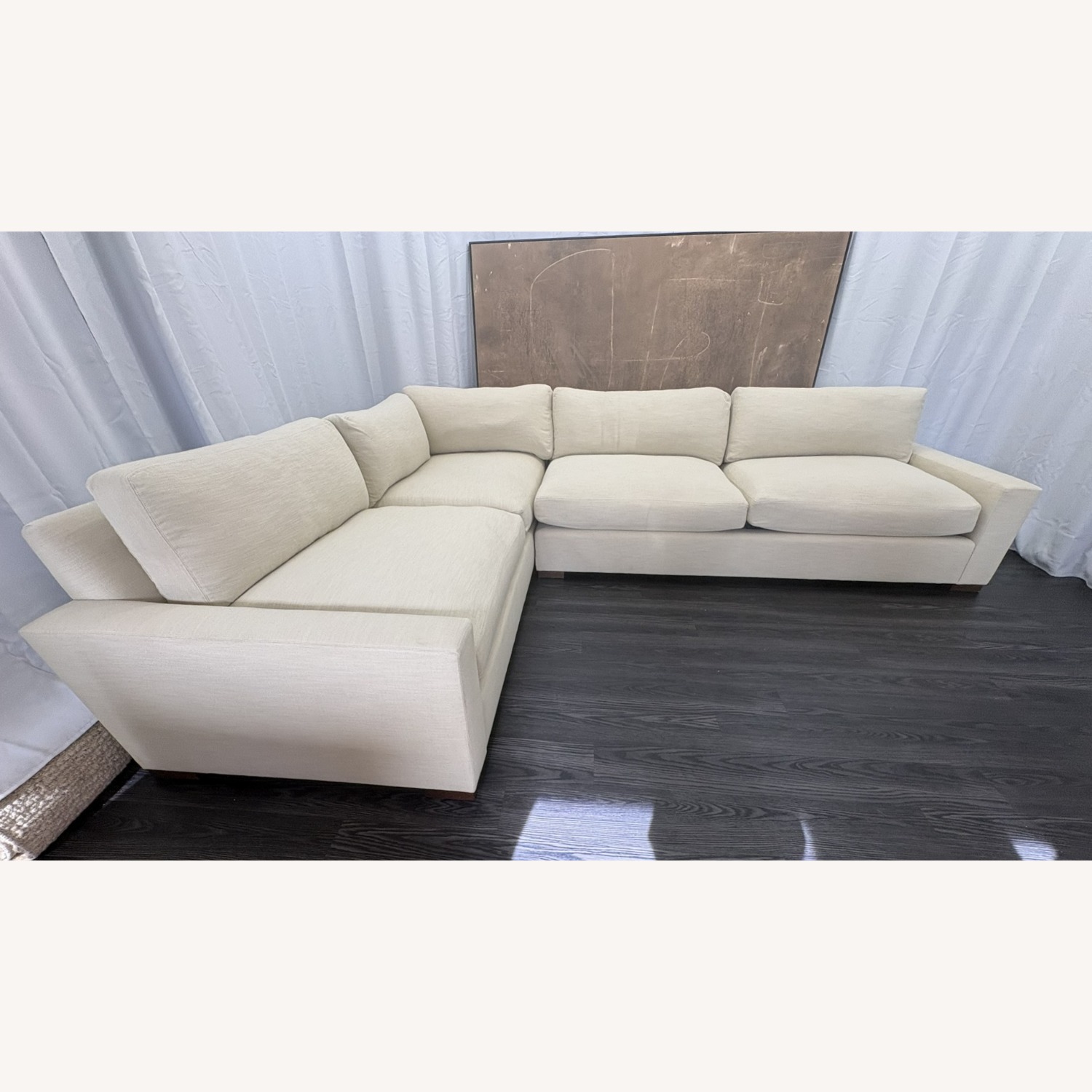 Restoration Hardware Maxwell L-Sectional | Classic | Down | Dune - image-34