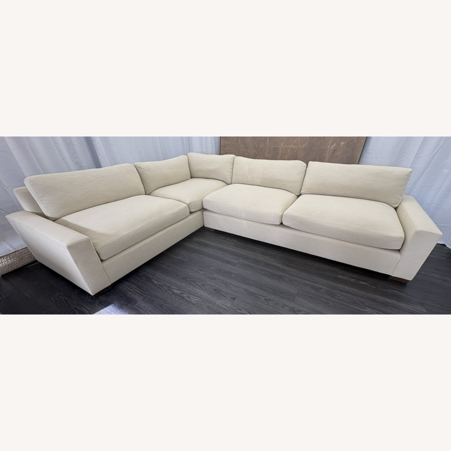 Restoration Hardware Maxwell L-Sectional | Classic | Down | Dune - image-3