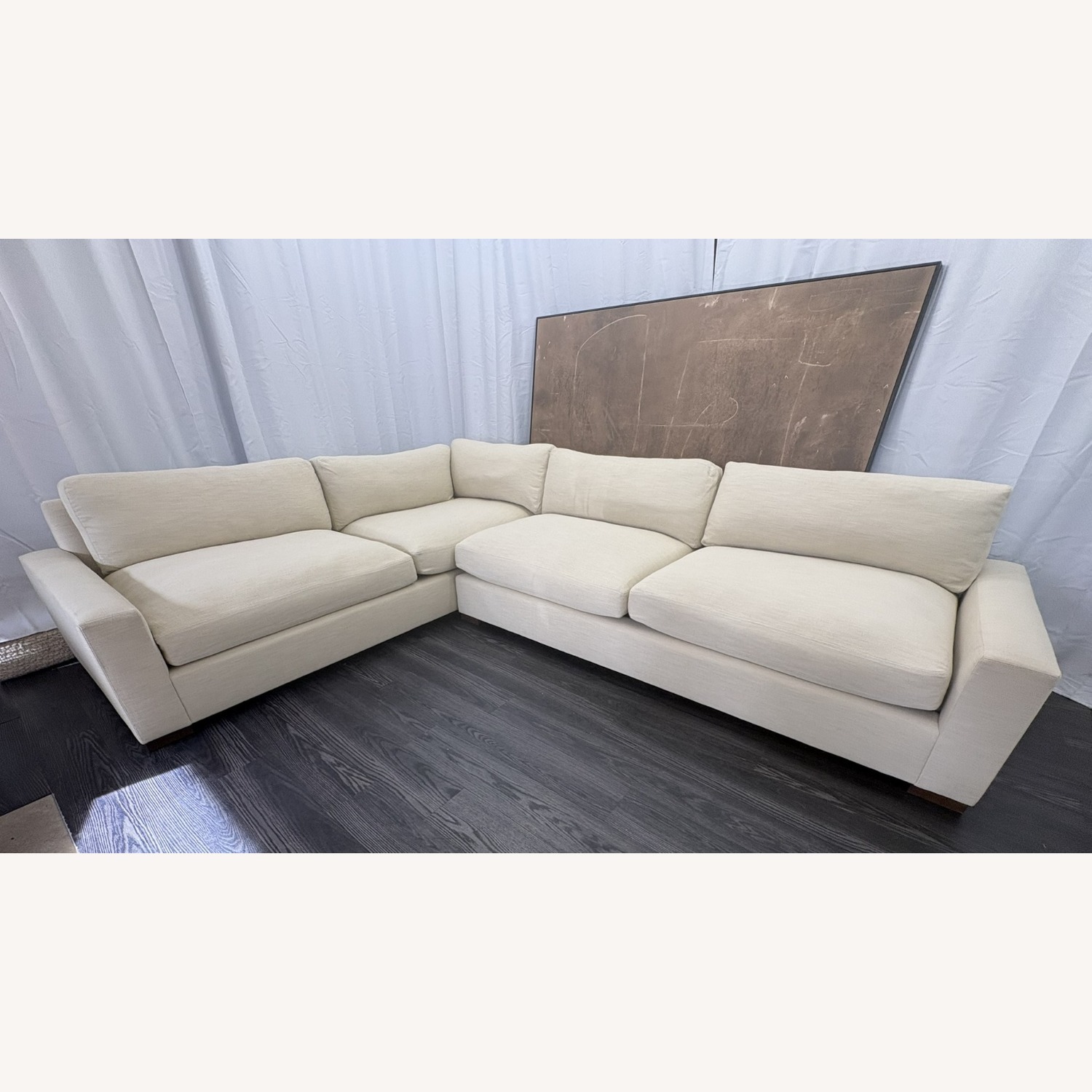 Restoration Hardware Maxwell L-Sectional | Classic | Down | Dune - image-15