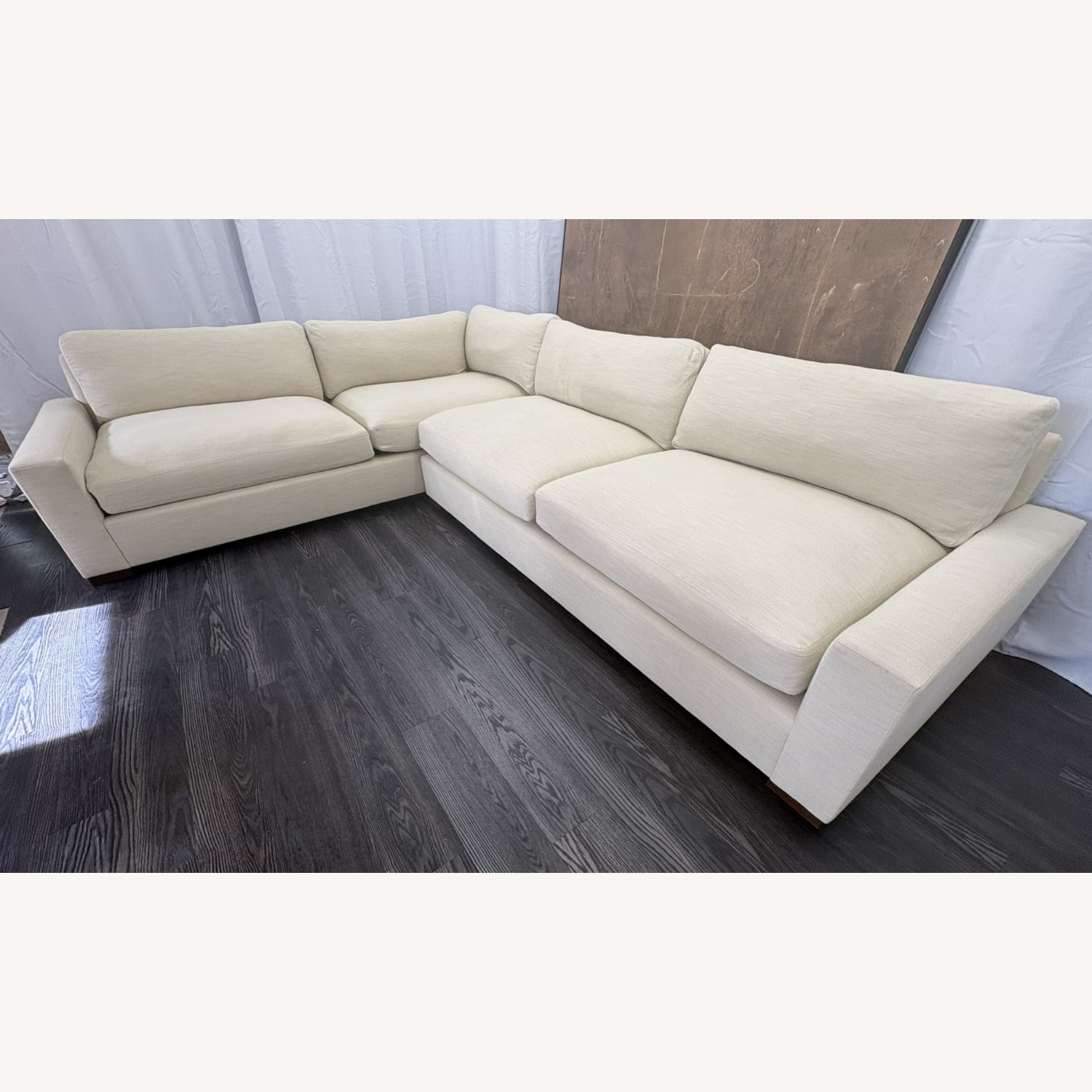 Restoration Hardware Maxwell L-Sectional | Classic | Down | Dune - image-13