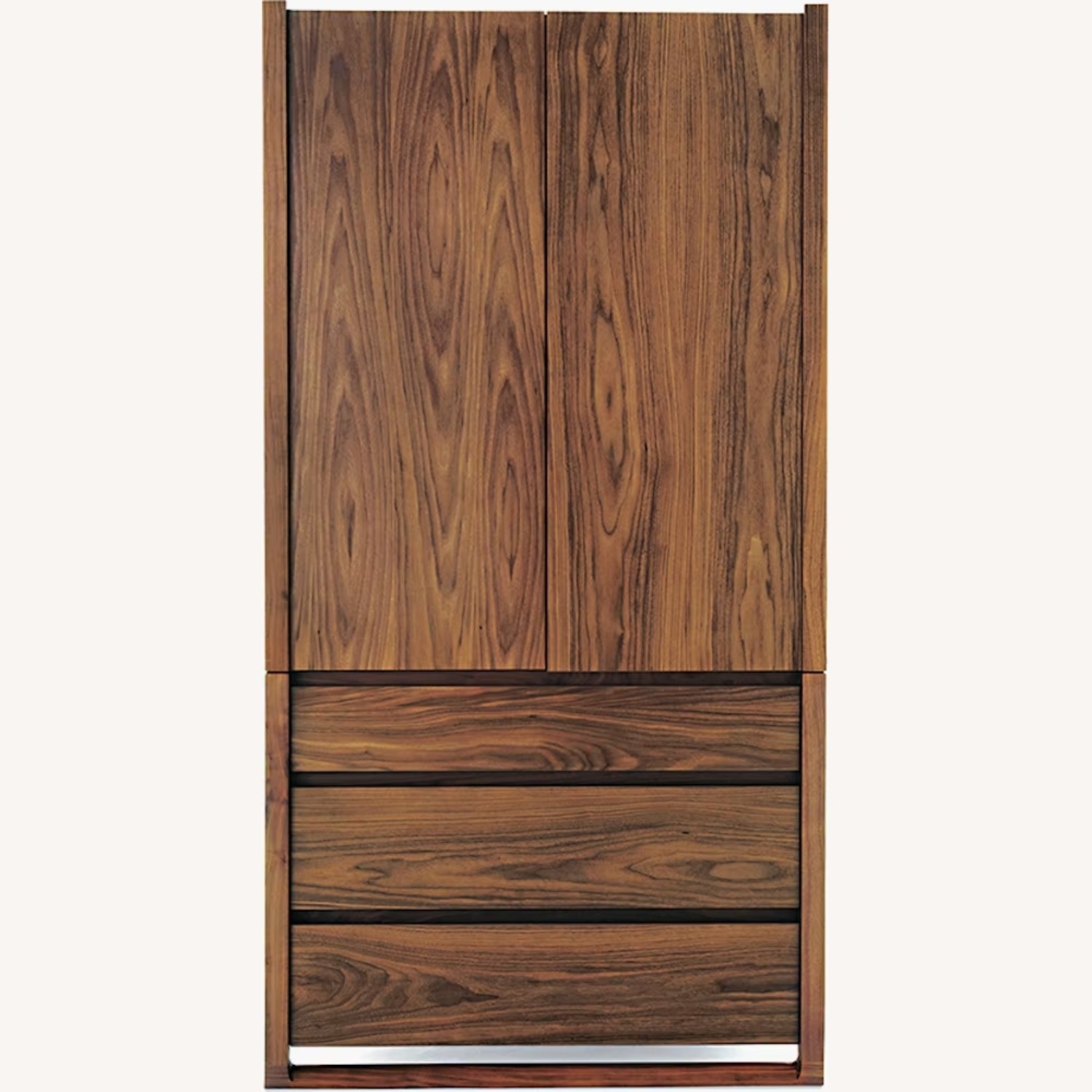 Design Within Reach Light Brown Wood Armoire - image-4