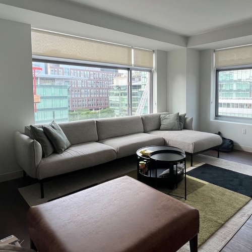Used Light Gray Fabric 3+ Piece Sectional for sale on AptDeco