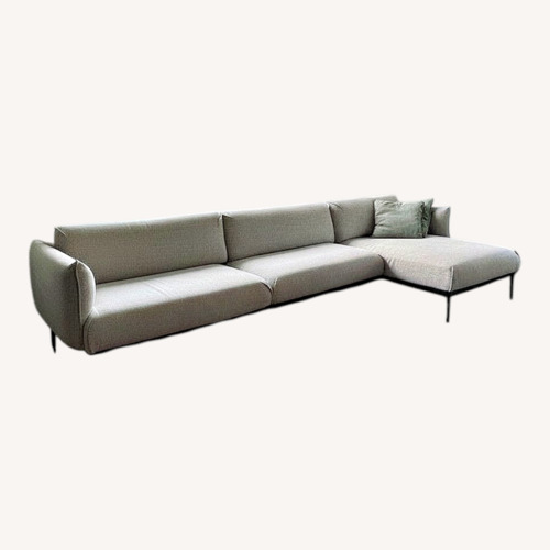 Used Light Gray Fabric 3+ Piece Sectional for sale on AptDeco