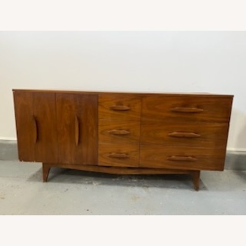 Used Vintage MCM Walnut Triple Dresser / Credenza for sale on AptDeco