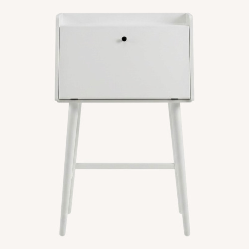 Used West Elm Mid-Century Secretary Desk (28") – White for sale on AptDeco