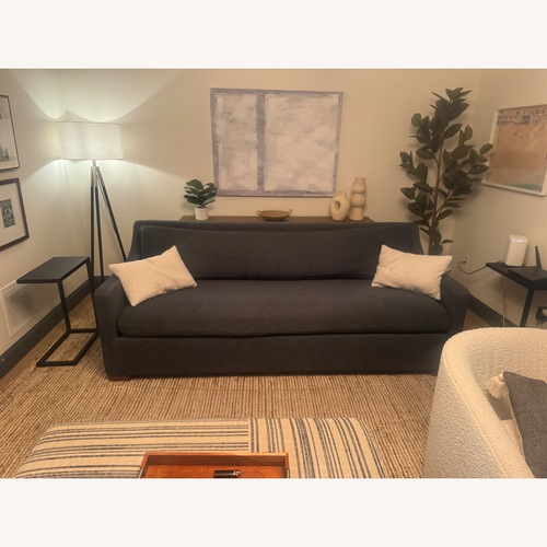 Used Dark Gray Fabric 3+ Seater Ella Sofa for sale on AptDeco