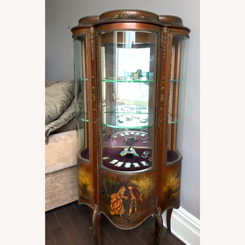 Used Antique European Curio Cabinet for sale on AptDeco