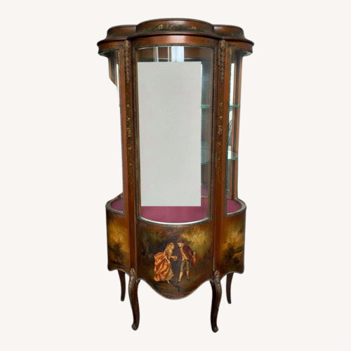 Used Antique European Curio Cabinet for sale on AptDeco