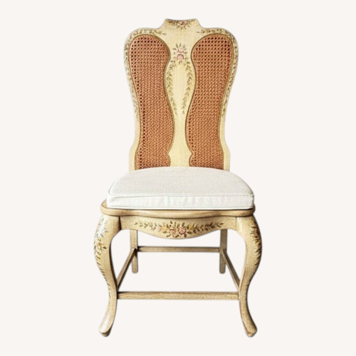 Used Domain Furniture Light Brown Wood Dining Chair for sale on AptDeco