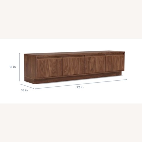 Used Room & Board Keaton Solid Walnut Media Cabinet for sale on AptDeco