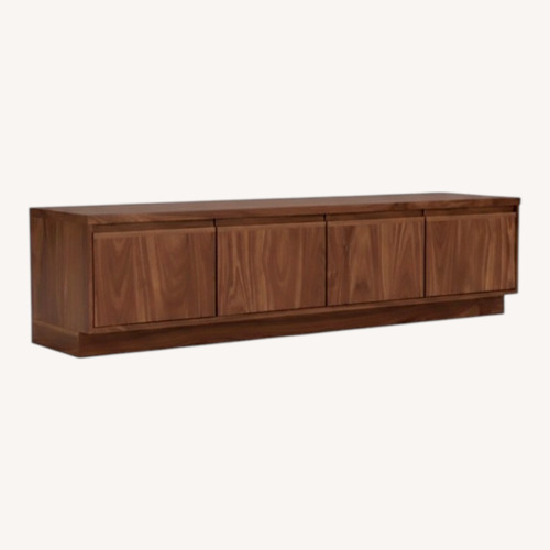 Used Room & Board Keaton Solid Walnut Media Cabinet for sale on AptDeco