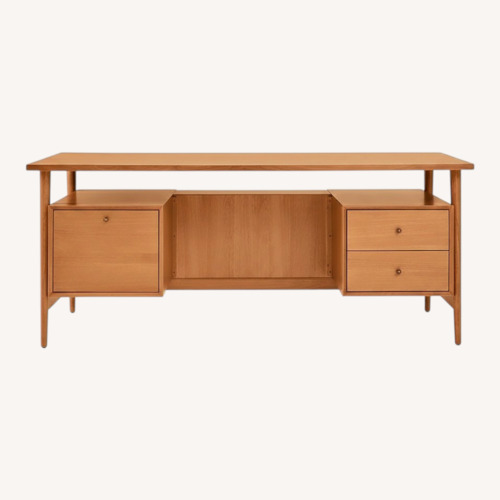 Used West Elm Mid-Century Executive Desk (74") for sale on AptDeco