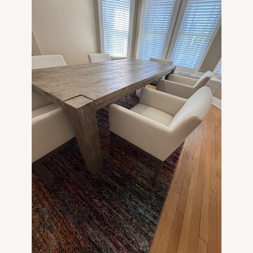 Used Restoration Hardware Reclaimed Oak Parsons Dining Table for sale on AptDeco