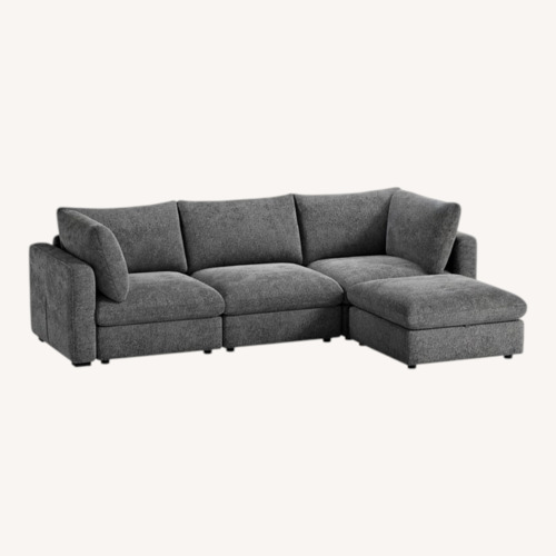 Used Linsy Home Light Gray 3+ Piece Sectional for sale on AptDeco