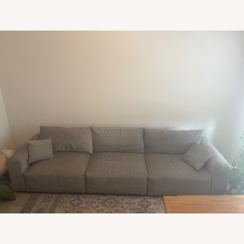 Used Linsy Home Light Gray 3+ Piece Sectional for sale on AptDeco
