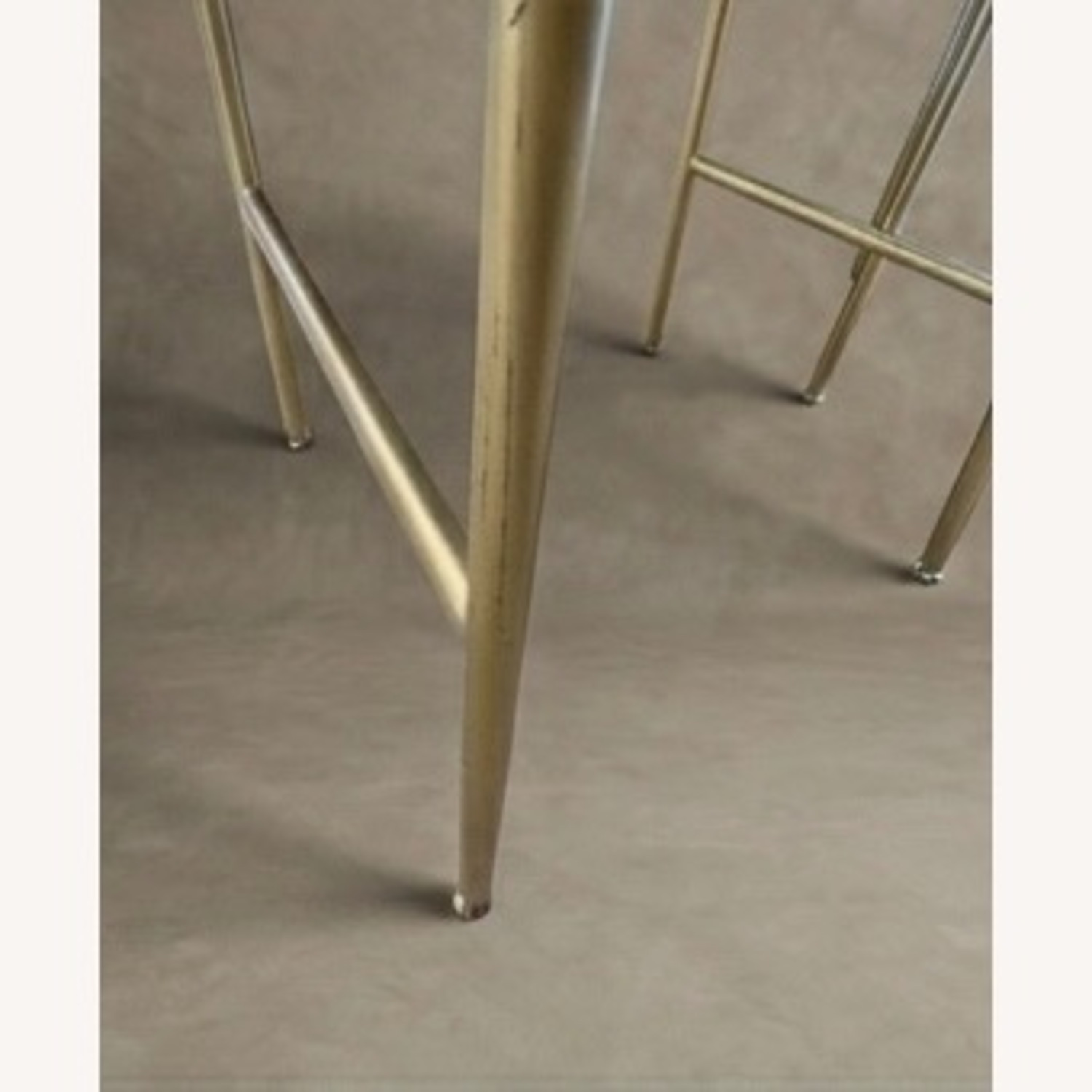Rove Concepts Angelo Black Suede/Brass Barstools - image-5