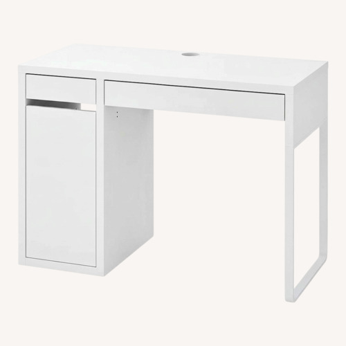 Used IKEA MICKE White Desk for sale on AptDeco