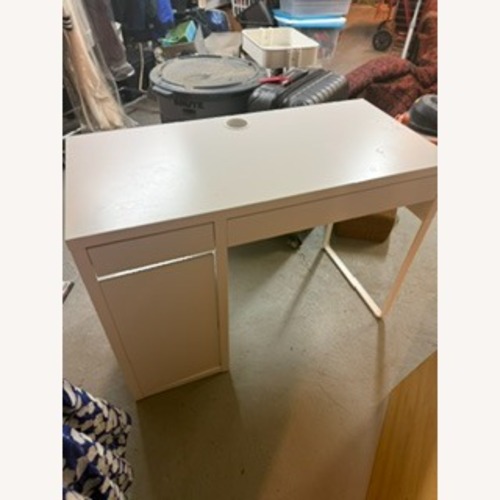 Used IKEA MICKE White Desk for sale on AptDeco