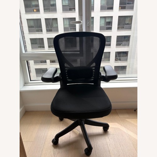 Used Black Fabric Office Chair for sale on AptDeco