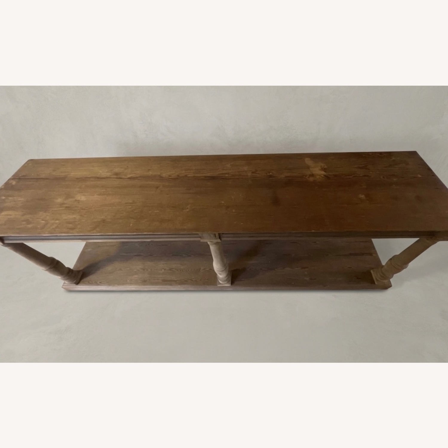 Restoration Hardware Distressed Rectory Large Console Table - image-3