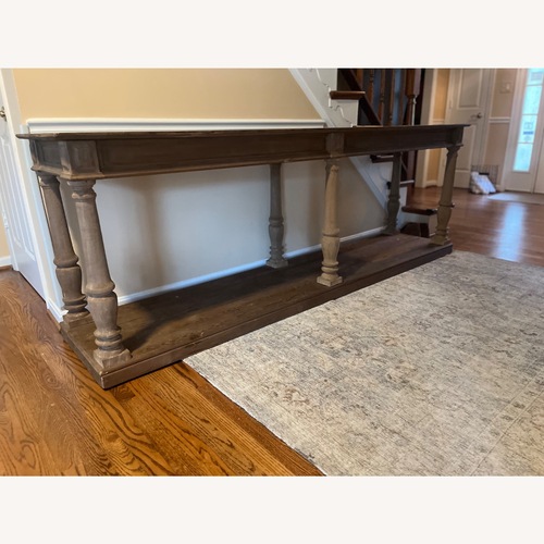 Used Restoration Hardware Distressed Rectory Large Console Table for sale on AptDeco